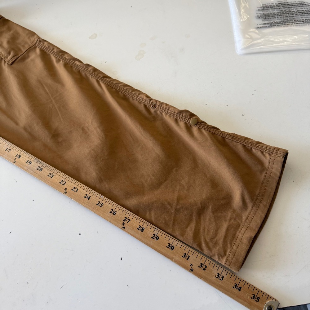 Prana Stretch Zion Hiking Pants Mens 31 x 34 Brown Nylon Cargo Outdoor M4ST34118 - Picture 9 of 11